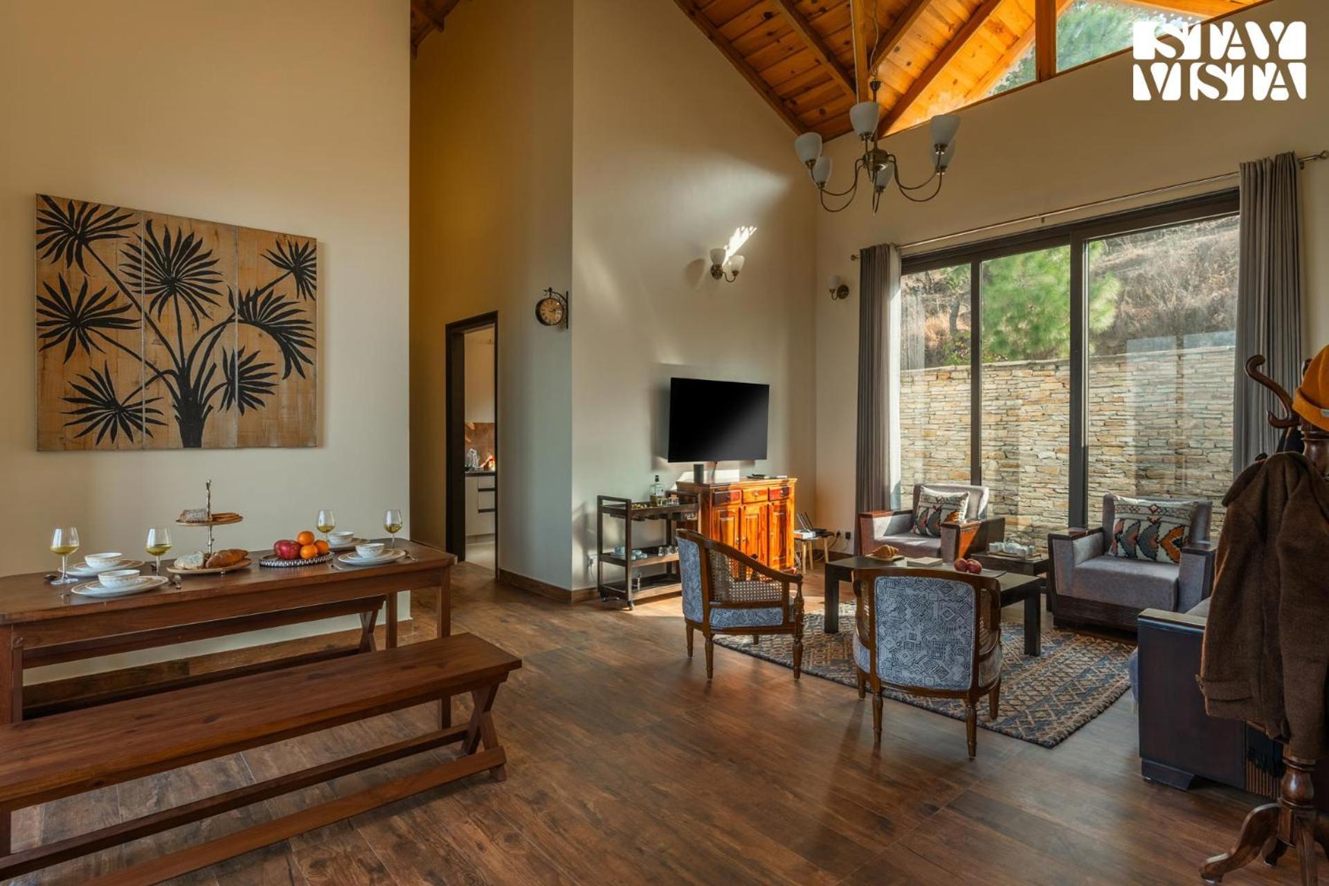 Stayvista At Amulyam Villa With Lawn & Bonfire Муктешвар Экстерьер фото